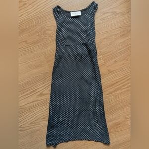 Sarah Too Black Polka Dot Dress Girls Small